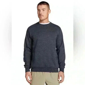 VRST New With Tags Men's Size Small Legacy Fleece Crewneck Dark Slate/White
